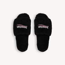 Balenciaga Slides Black, Pink, Grey